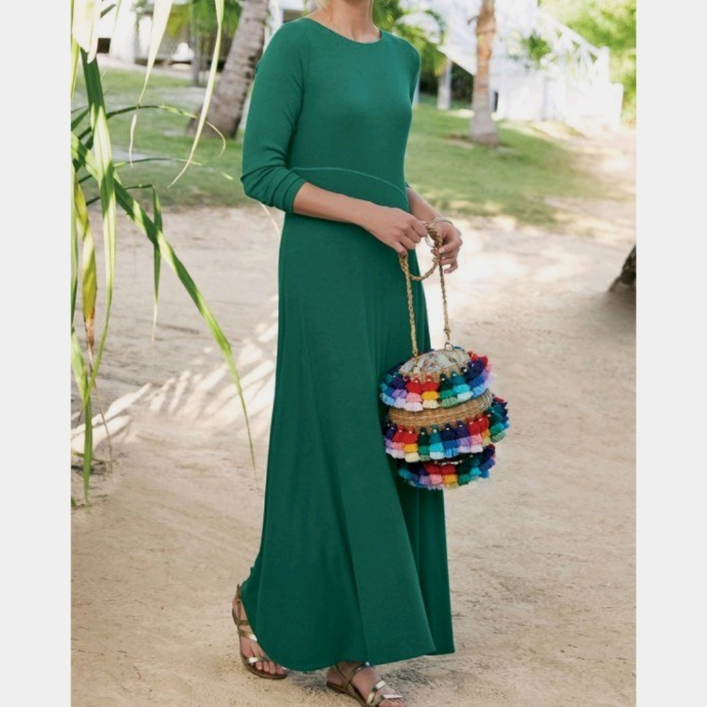 SOFT SURROUNDINGS Manon Ribbed Maxi Dress